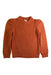A Orange Knit Sweaters from Seed in size 8Y for girl. (Front View)