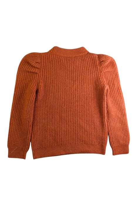 A Orange Knit Sweaters from Seed in size 8Y for girl. (Back View)