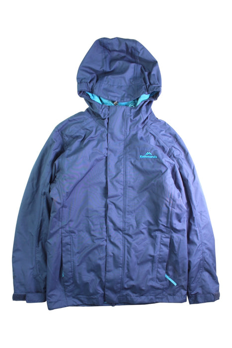 A Blue Puffer/Quilted Coats & Outerwear from Kathmandu in size 10Y for neutral. (Front View)