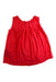 A Red Sleeveless Tops from Tommy Hilfiger in size 4T for girl. (Back View)