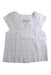 A White Sleeveless Tops from Roller Rabbit in size 2T for girl. (Front View)
