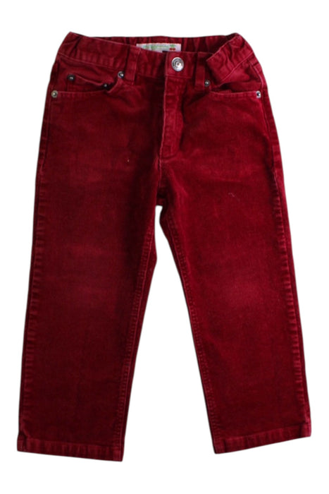 A Burgundy Casual Pants from Bonpoint in size 2T for neutral. (Front View)