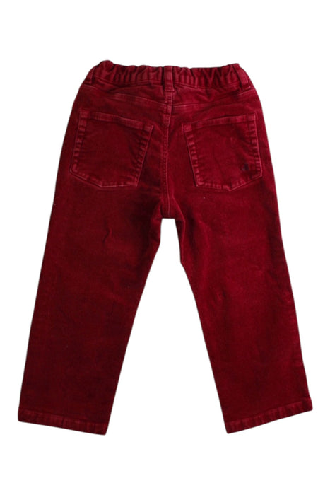 A Burgundy Casual Pants from Bonpoint in size 2T for neutral. (Back View)