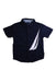 A Navy Short Sleeve Polos from Nautica in size 3T for boy. (Front View)
