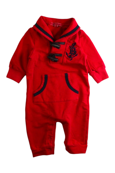 A Red Lightweight Jackets from Nicholas & Bears in size 3-6M for boy. (Front View)