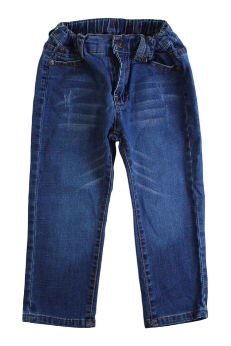A Blue Jeans from 7 For All Mankind in size 2T for boy. (Front View)