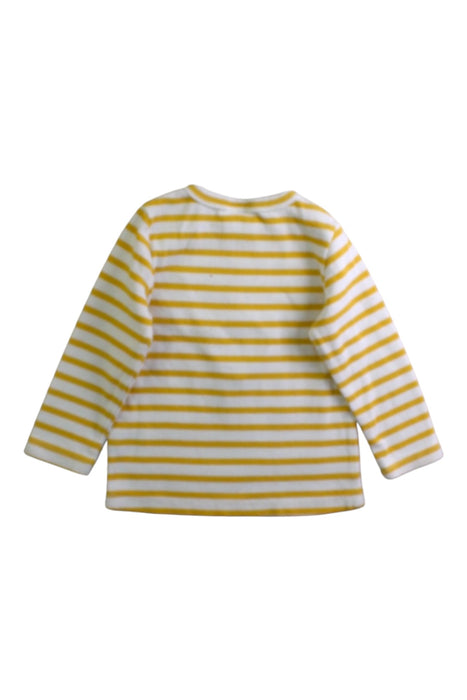 A Yellow Long Sleeve Shirts from Seed in size 6-12M for neutral. (Back View)