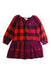 A Red Long Sleeve Dresses from Burberry in size 7Y for girl. (Front View)