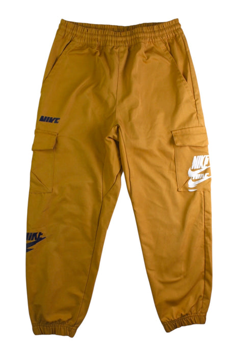 A Brown Sweatpants from Nike in size 7Y for boy. (Front View)