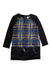 A Black Long Sleeve Dresses from Young Versace in size 4T for girl. (Front View)