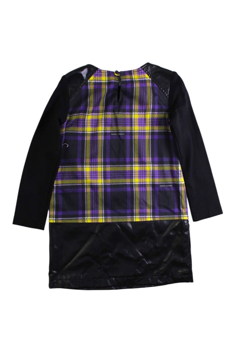A Black Long Sleeve Dresses from Young Versace in size 4T for girl. (Back View)