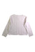 A White Cardigans from Jacadi in size 4T for girl. (Back View)