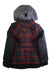 A Red Puffer/Quilted Jackets from 686 in size 7Y for boy. (Back View)