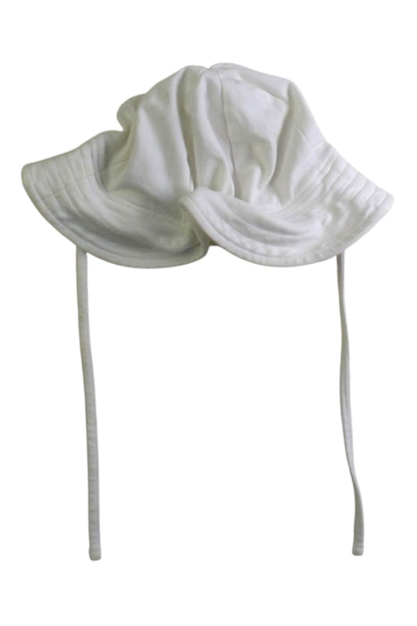 A White Sun Hats from Lindex in size Newborn for neutral. (Back View)