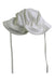 A White Sun Hats from Lindex in size Newborn for neutral. (Back View)