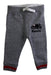 A Grey Sweatpants from Roots in size 3-6M for boy. (Front View)