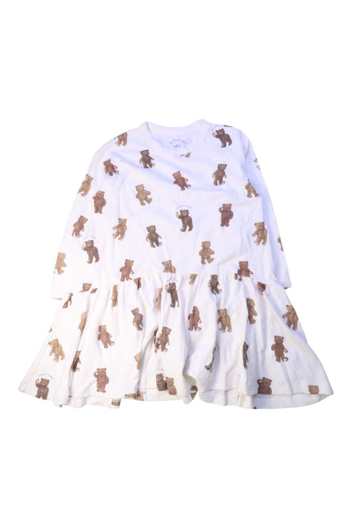 A White Long Sleeve Dresses from Gelato Pique in size 4T for girl. (Front View)