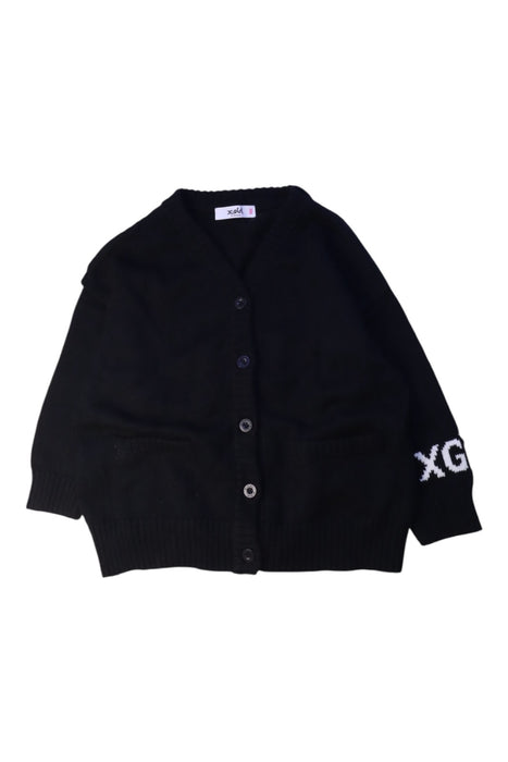 A Black Cardigans from X-girl in size 3T for girl. (Front View)
