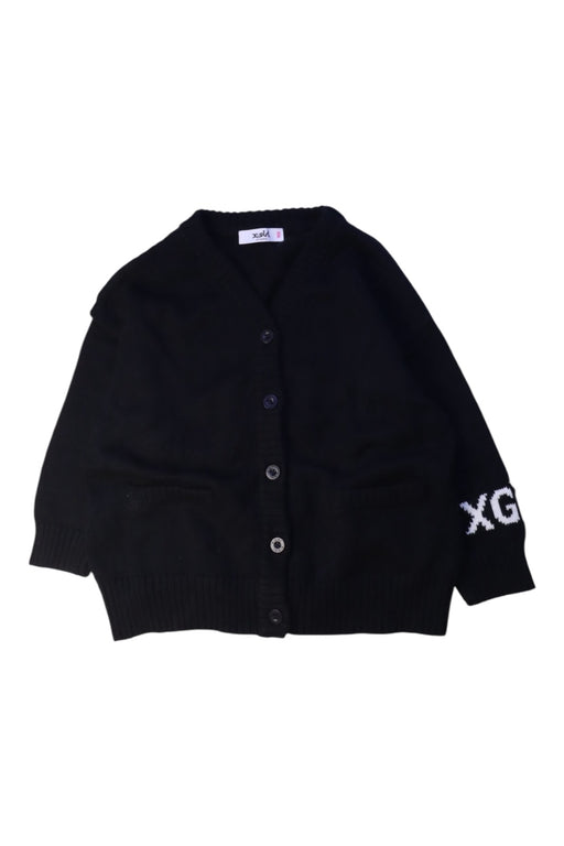 A Black Cardigans from X-girl in size 3T for girl. (Front View)
