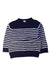 A Navy Knit Sweaters from Petit Main in size 4T for boy. (Front View)