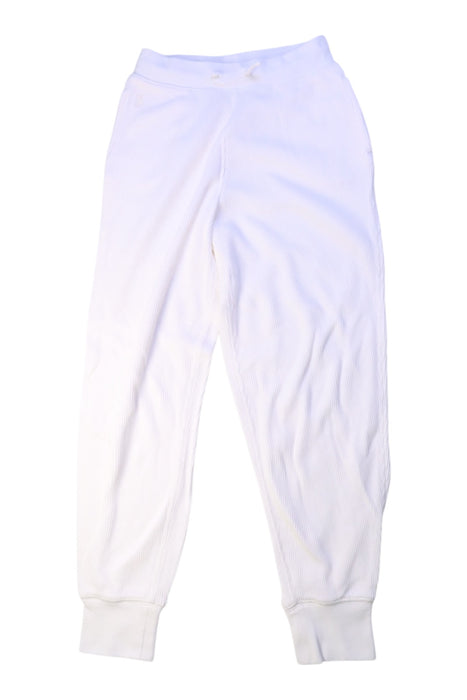 A White Sweatpants from Polo Ralph Lauren in size 7Y for boy. (Front View)