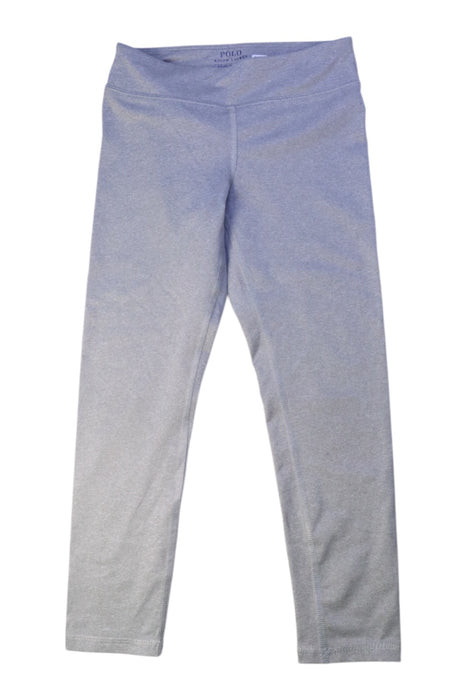 A Blue Leggings from Polo Ralph Lauren in size 7Y for girl. (Front View)