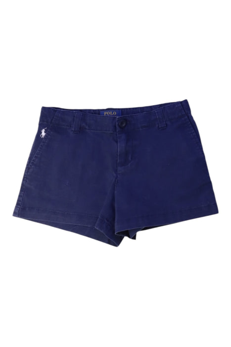 A Navy Shorts from Polo Ralph Lauren in size 6T for girl. (Front View)