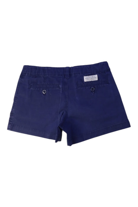 A Navy Shorts from Polo Ralph Lauren in size 6T for girl. (Back View)