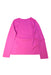 A Pink Long Sleeve Tops from Polo Ralph Lauren in size 7Y for girl. (Back View)