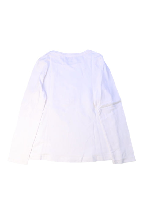 A White Long Sleeve Tops from Cyrillus in size 8Y for girl. (Back View)