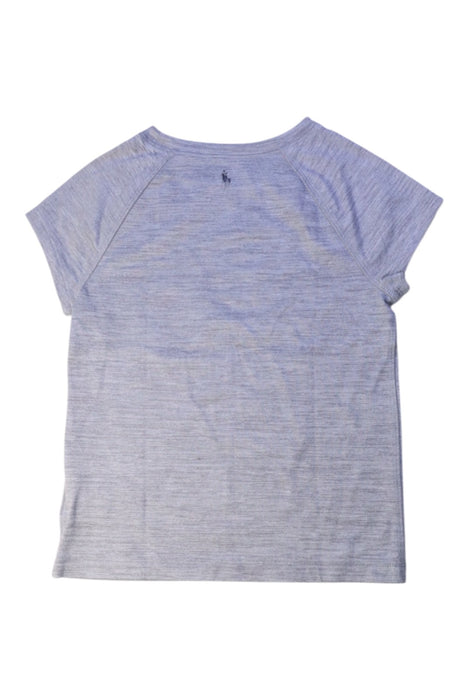 A Blue Short Sleeve T Shirts from Polo Ralph Lauren in size 7Y for neutral. (Back View)