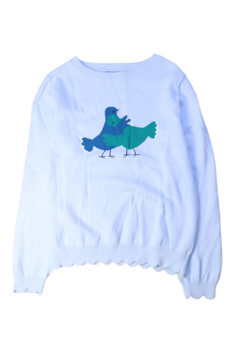 A White Crewneck Sweatshirts from Jacadi in size 8Y for girl. (Front View)