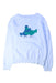 A White Crewneck Sweatshirts from Jacadi in size 8Y for girl. (Front View)