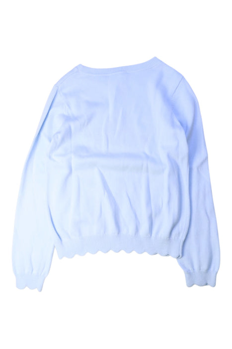 A White Crewneck Sweatshirts from Jacadi in size 8Y for girl. (Back View)