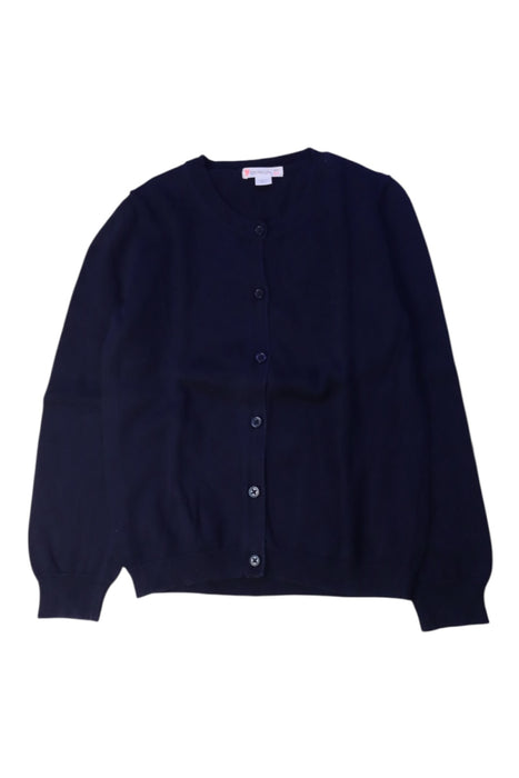 A Navy Cardigans from Crewcuts in size 6T for girl. (Front View)