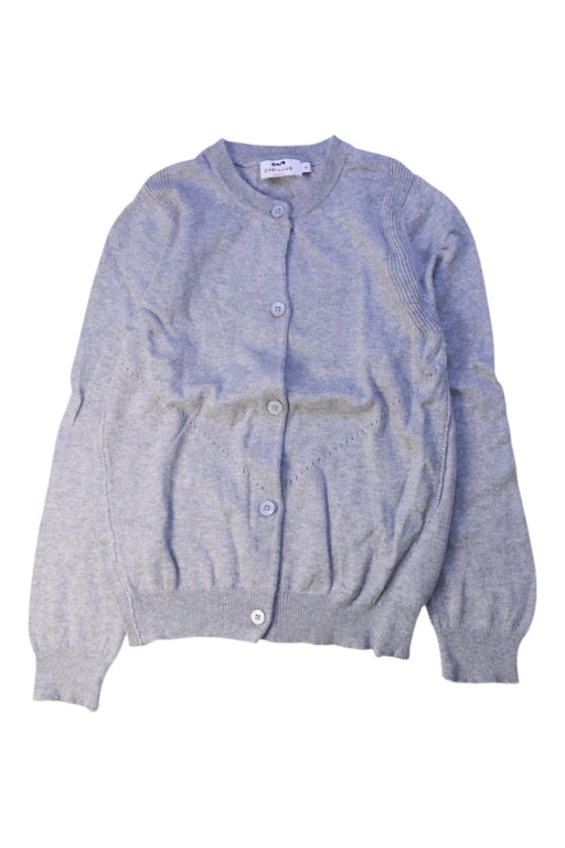 A Grey Cardigans from Cyrillus in size 8Y for girl. (Front View)
