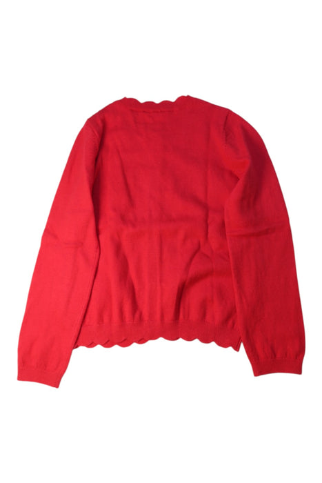 A Red Cardigans from Jacadi in size 8Y for girl. (Back View)