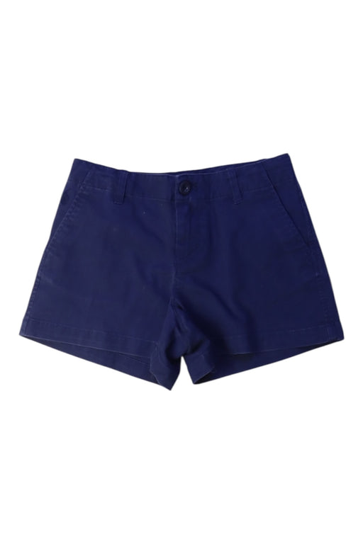 A Navy Shorts from Polo Ralph Lauren in size 7Y for girl. (Front View)