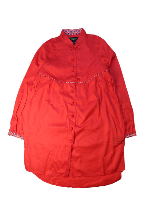 A Red Long Sleeve Dresses from Shanghai Tang in size 12Y for girl. (Front View)