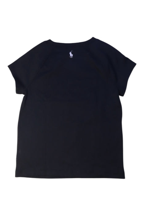A Navy Short Sleeve T Shirts from Polo Ralph Lauren in size 7Y for neutral. (Back View)