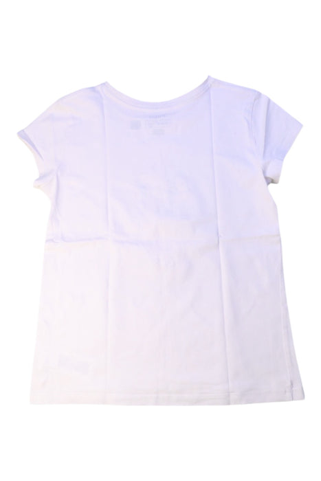 A White Short Sleeve T Shirts from Polo Ralph Lauren in size 7Y for girl. (Back View)