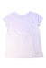 A White Short Sleeve T Shirts from Polo Ralph Lauren in size 7Y for girl. (Back View)