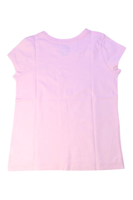 A Pink Short Sleeve T Shirts from Polo Ralph Lauren in size 7Y for girl. (Back View)