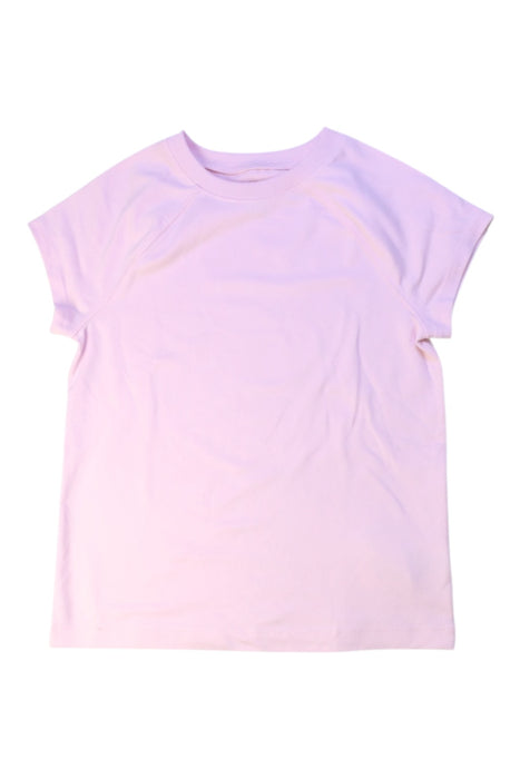 A Pink Short Sleeve T Shirts from Polo Ralph Lauren in size 7Y for girl. (Front View)