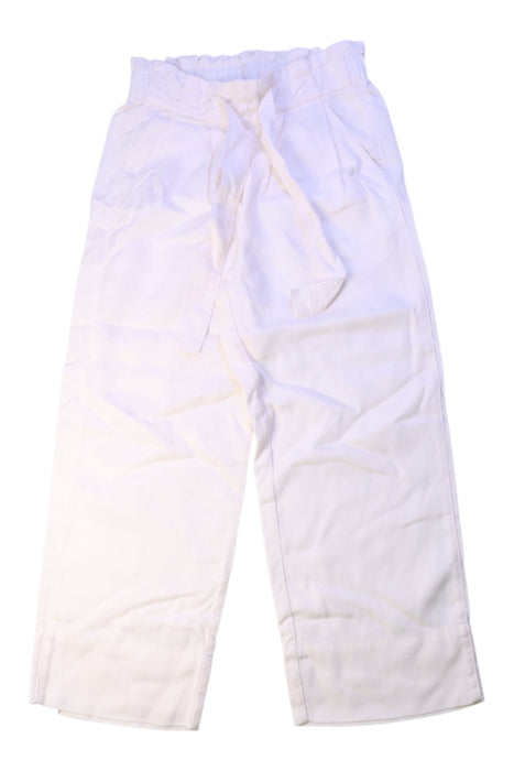 A White Casual Pants from Cyrillus in size 8Y for girl. (Front View)