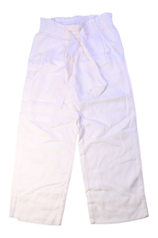 A White Casual Pants from Cyrillus in size 8Y for girl. (Front View)