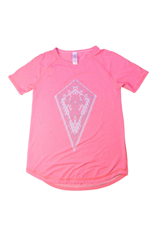 A Pink Short Sleeve Tops from Ivivva in size 10Y for girl. (Front View)