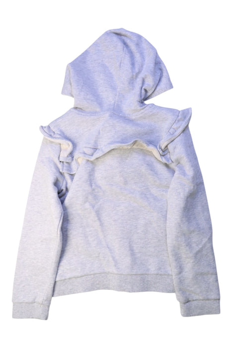 A Grey Zippered Sweatshirts from Billieblush in size 8Y for girl. (Back View)