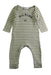 A Green Long Sleeve Jumpsuits from Claude & Co in size 3-6M for neutral. (Front View)