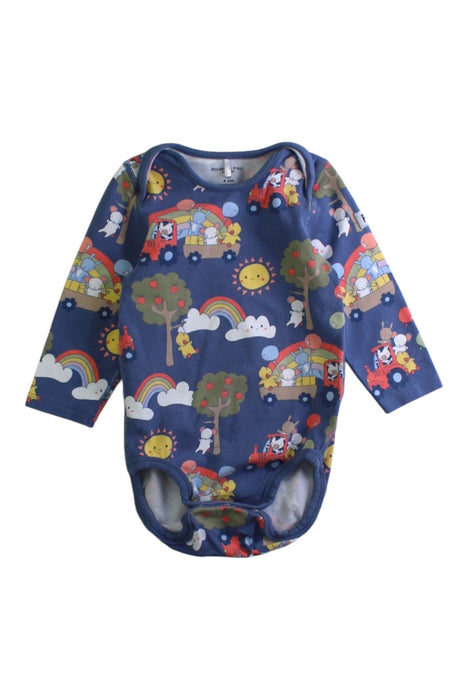 A Multicolour Long Sleeve Bodysuits from Polarn O. Pyret in size 3-6M for neutral. (Front View)